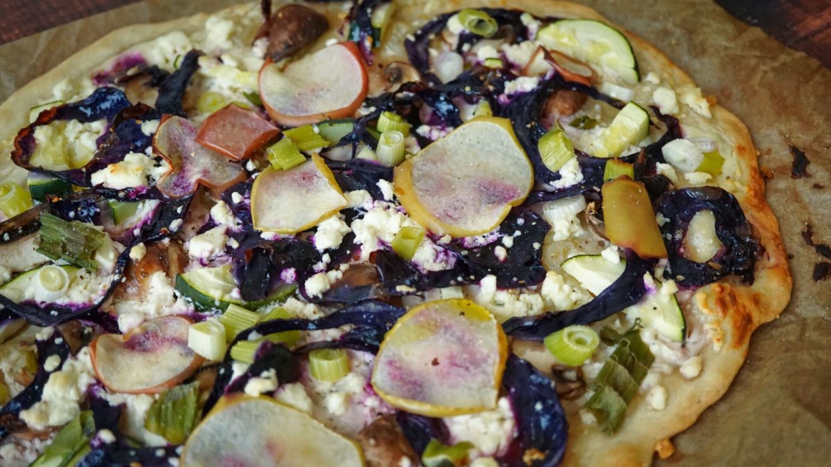 vegetarisches Flammkuchenrezept