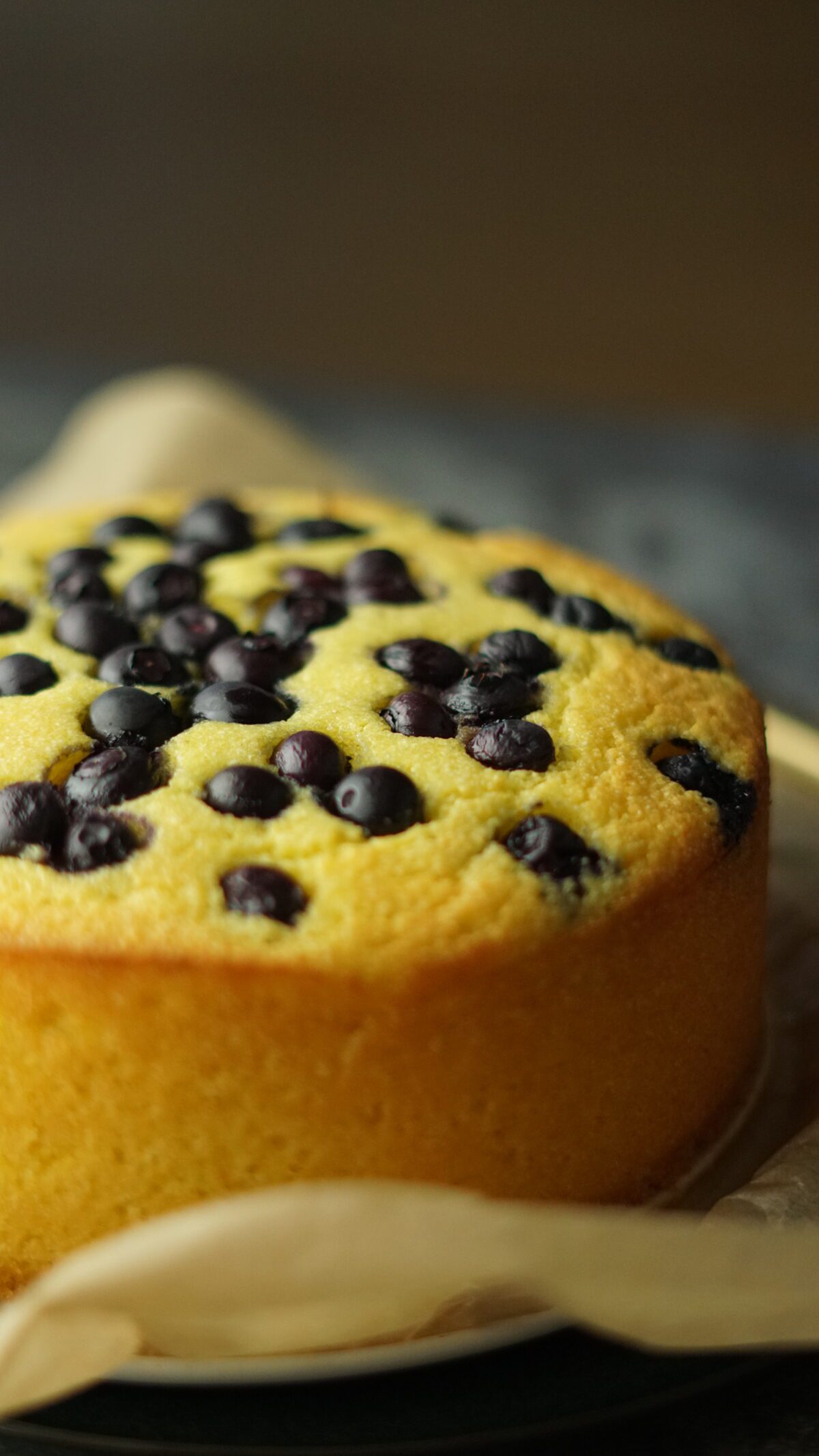 frisch gebackener Grießkuchen