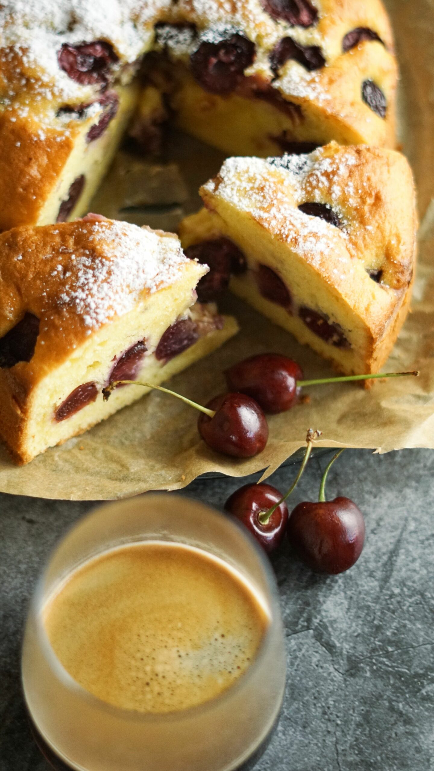 Erstaunlich Kirschkuchen Rhrteig Springform Bilder