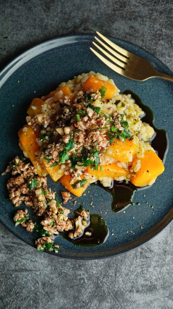 Kürbis Risotto