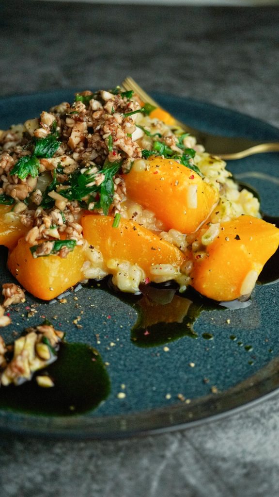 Kürbis-Risotto