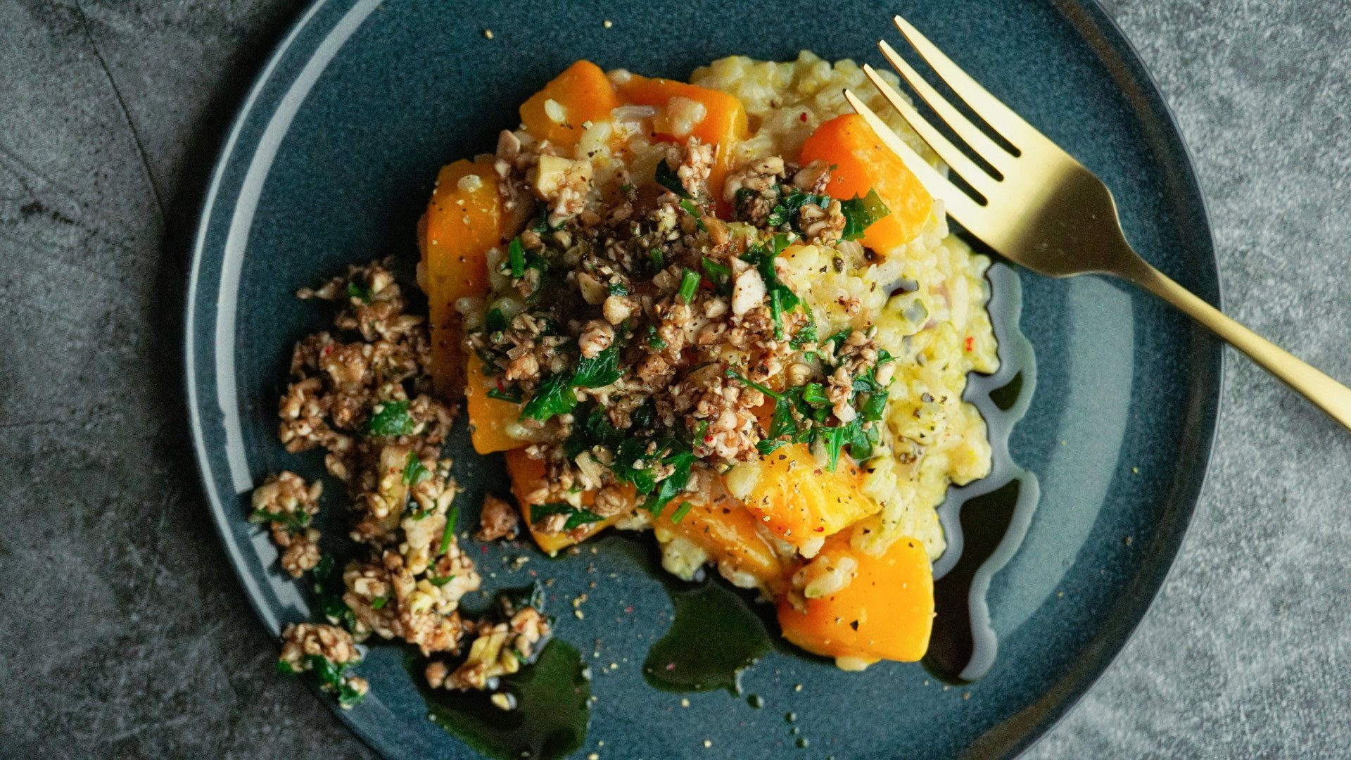 Kürbis Risotto Rezept