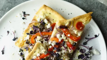 Flammkuchen vegetarisch