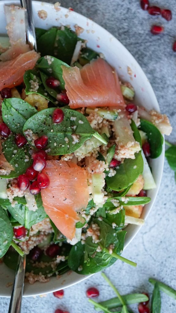 Couscous-Salat mit Lachs
