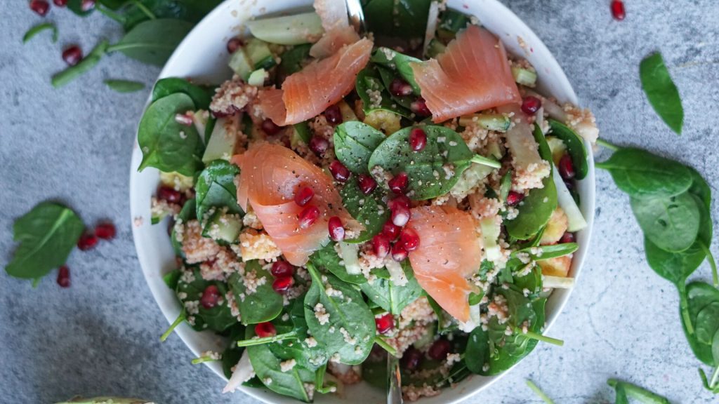 Couscous-Salat mit Granatapfel