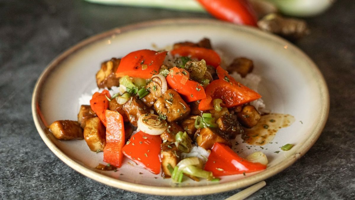Sticky Tofu Rezept