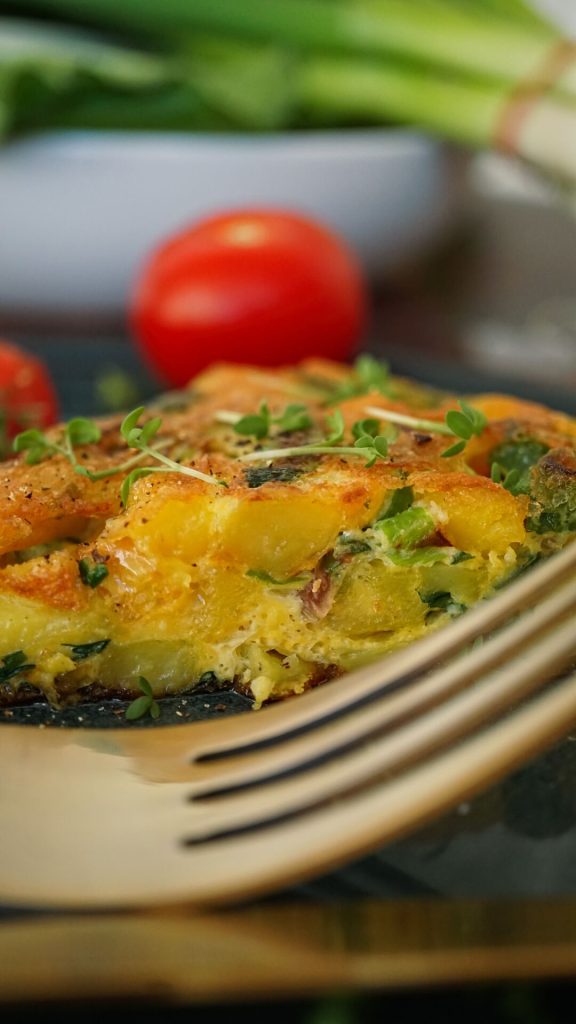 Rezept für Spanische Tortilla mit Mangold