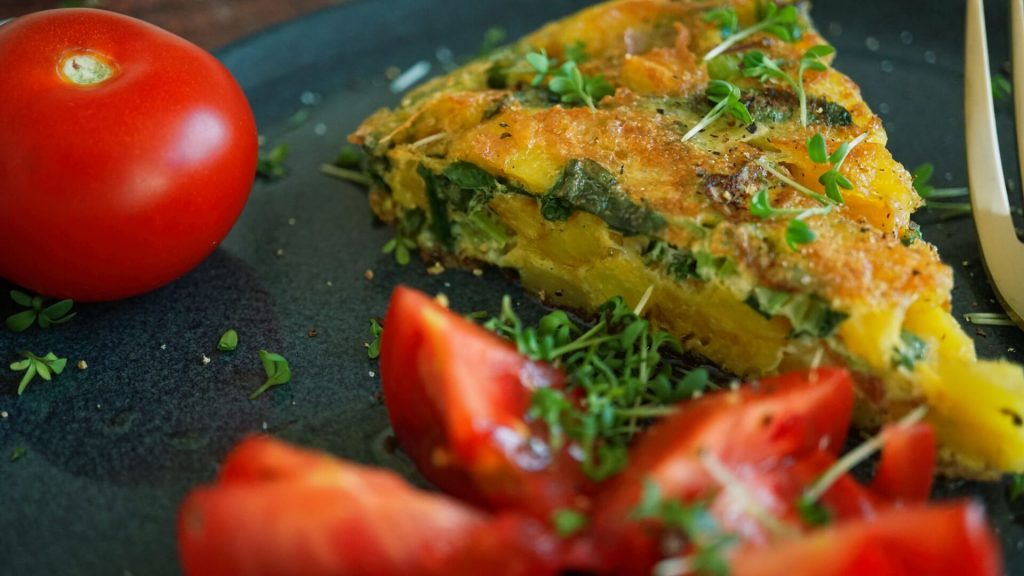 Rezept für Spanische Tortilla mit Mangold