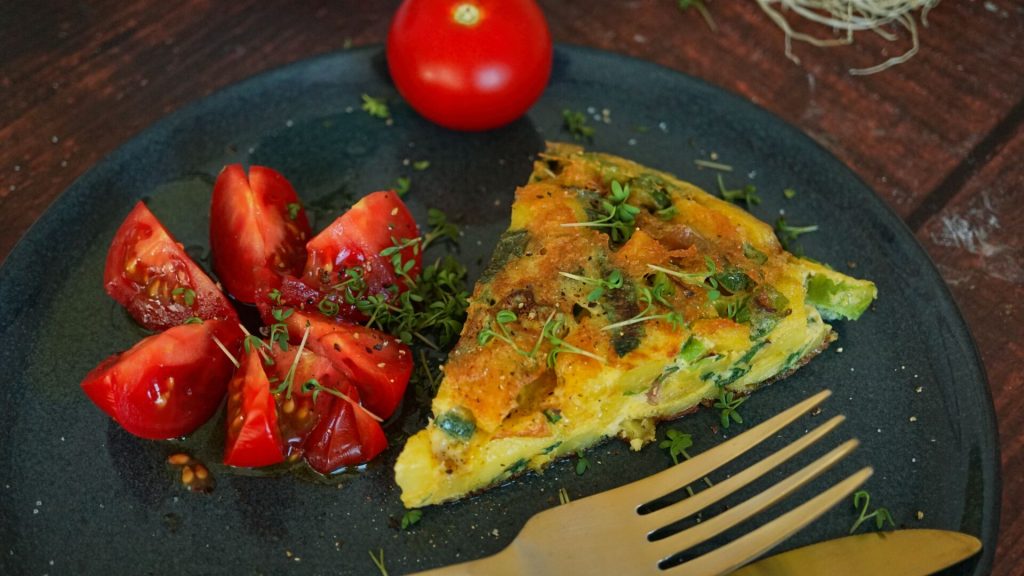 Rezept für Spanische Tortilla mit Mangold