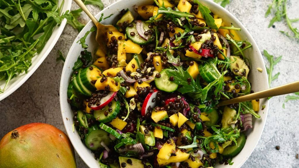 Linsen-Mango-Salat