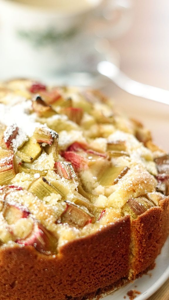 glutenfreier Rhabarberkuchen