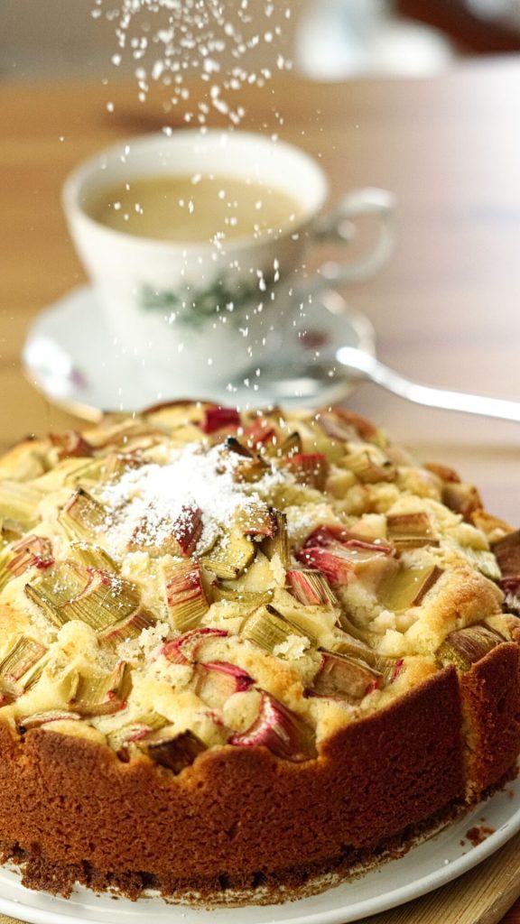 Glutenfreier Rhabarberkuchen