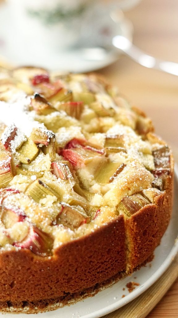 Rhabarberkuchen glutenfrei