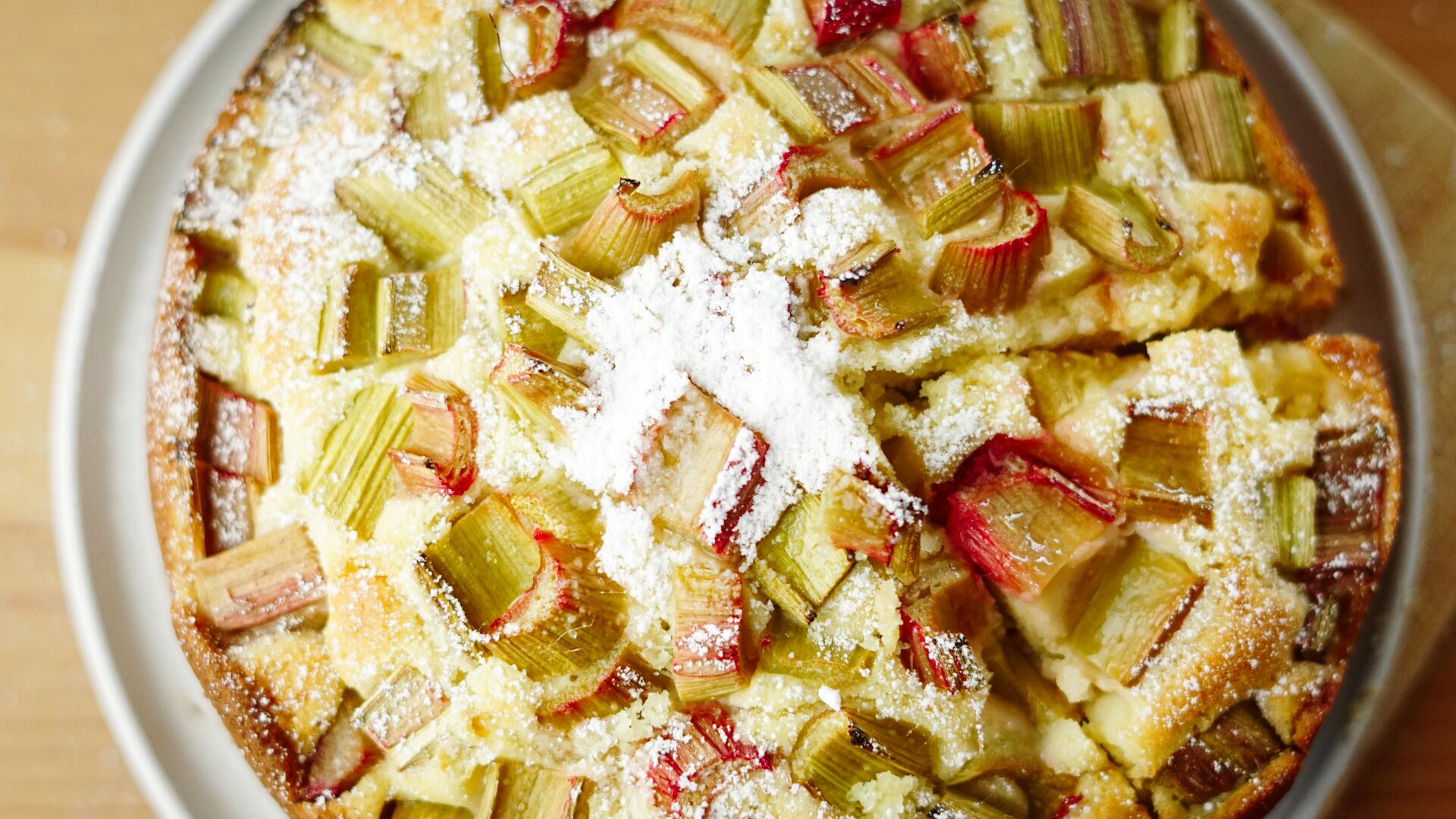 Glutenfreier Rhabarberkuchen
