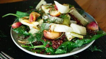 lauwarmer Fenchel-Quinoa-Salat