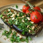 Aubergine aus dem Ofen