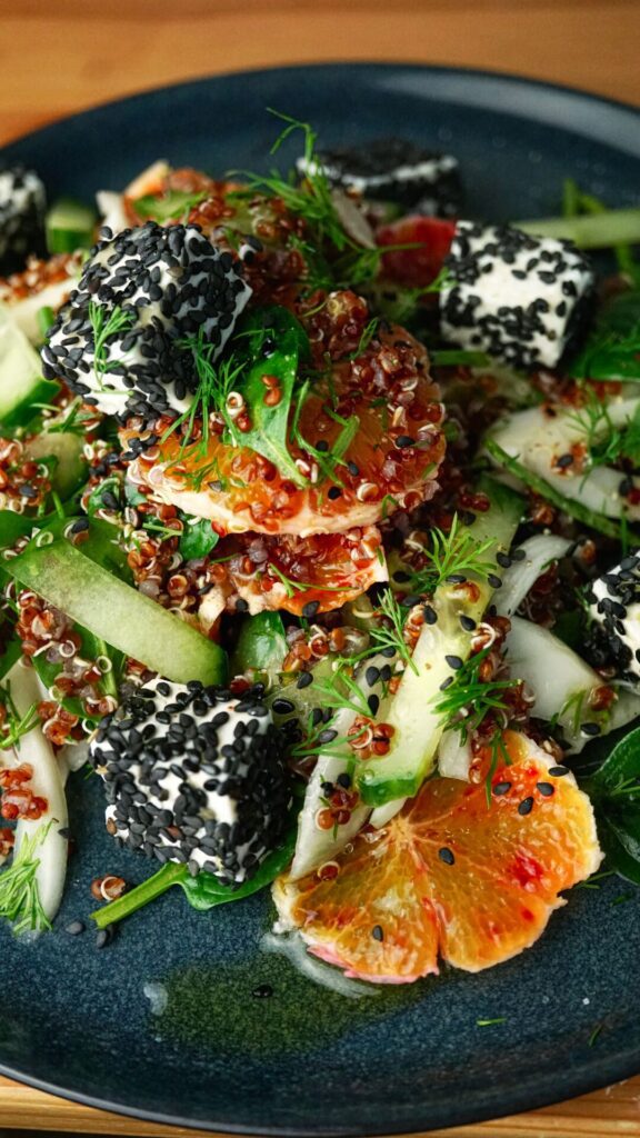 Salat mit Fenchel und Blutorangen