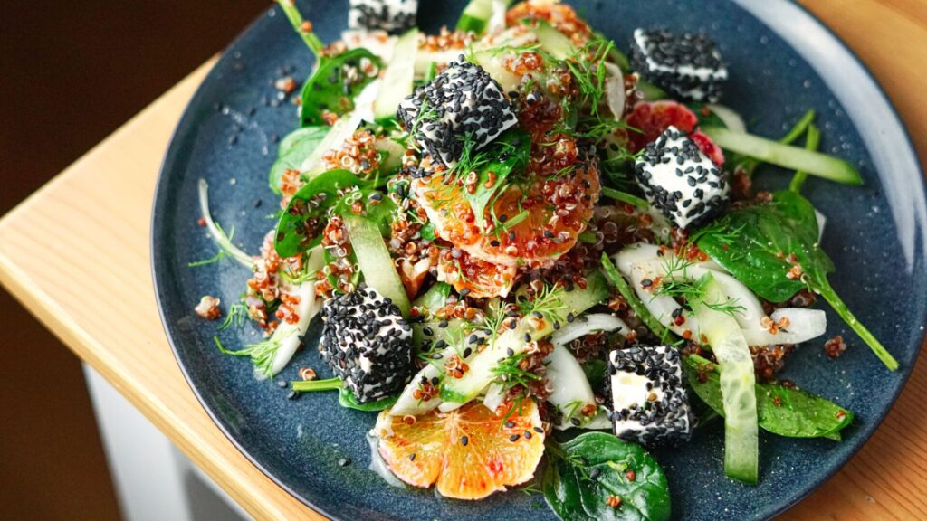 Salat mit Blutorangen und Fenchel