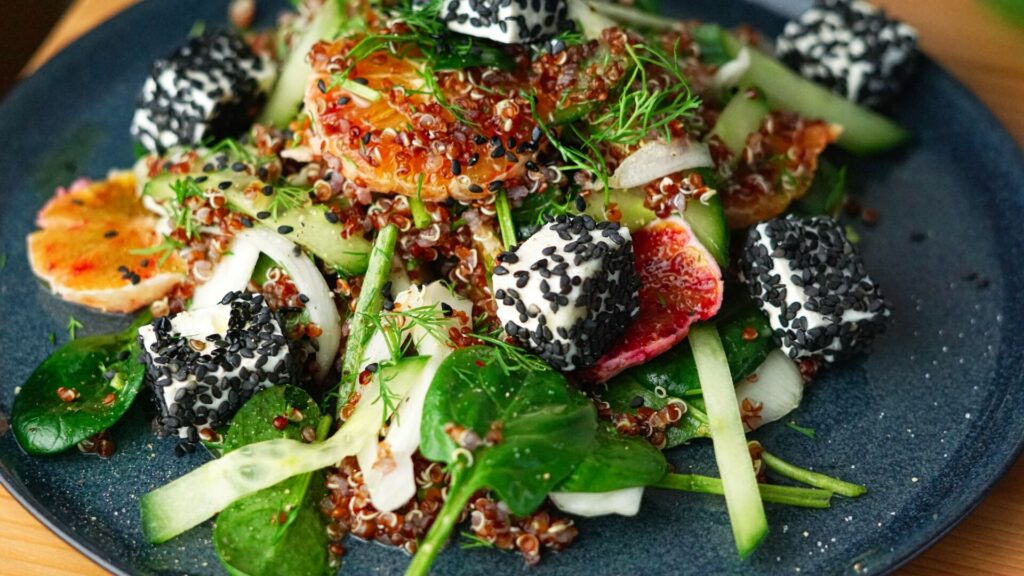 Salat mit Fenchel und Blutorangen