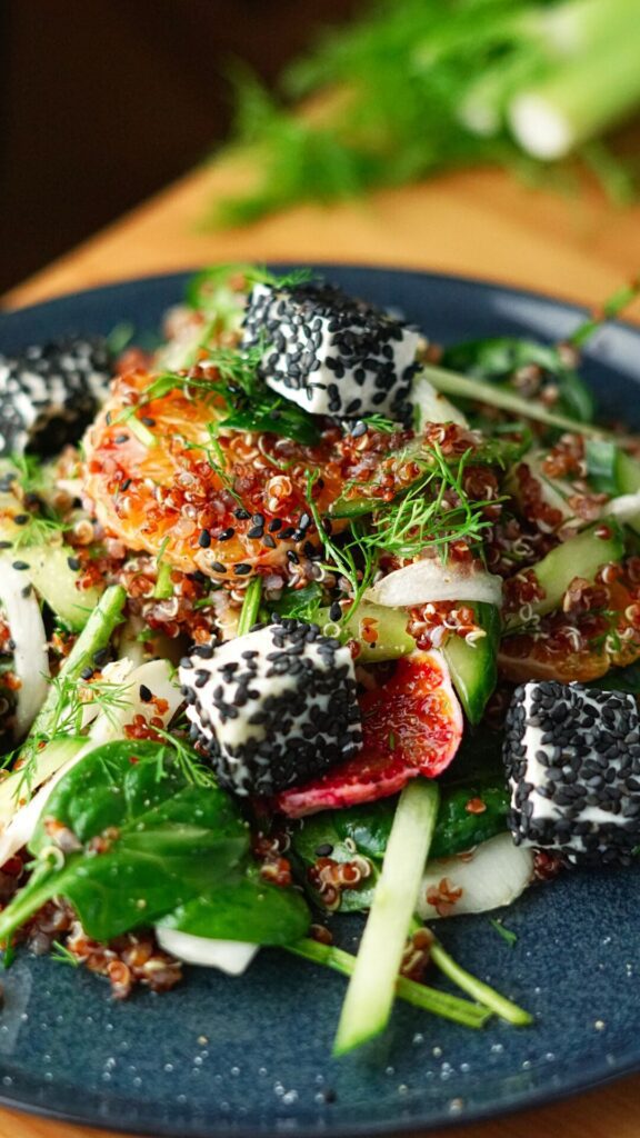 Salat mit Fenchel und Blutorangen