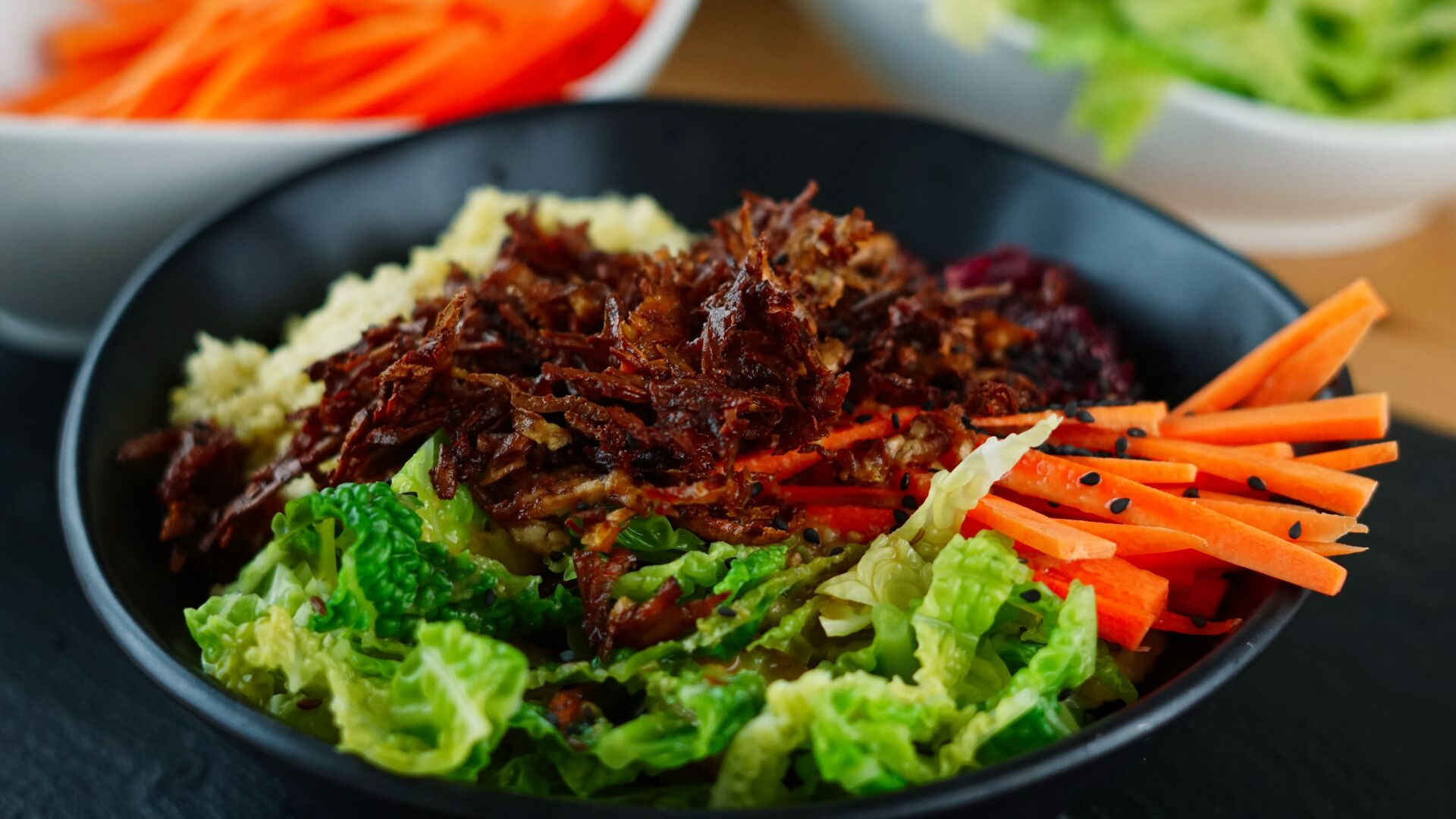 Crunchy Tofu-Hack-Bowl