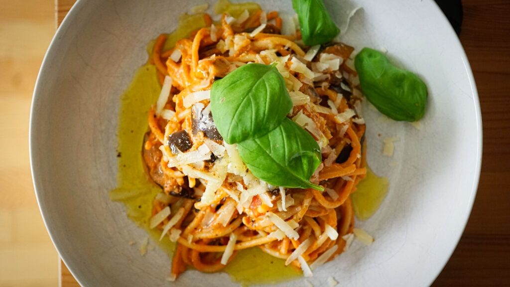 Pasta mit Ofengemüse